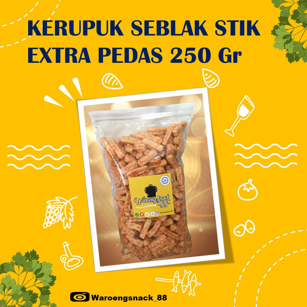 

KERUPUK SEBLAK STIK SUPER PEDAS ENAK & MURAH