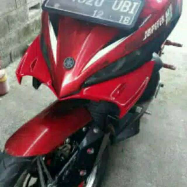 winglet yamaha new jupiter mx 135 LC njmx sayap variasi modifikasi panel lampu depan