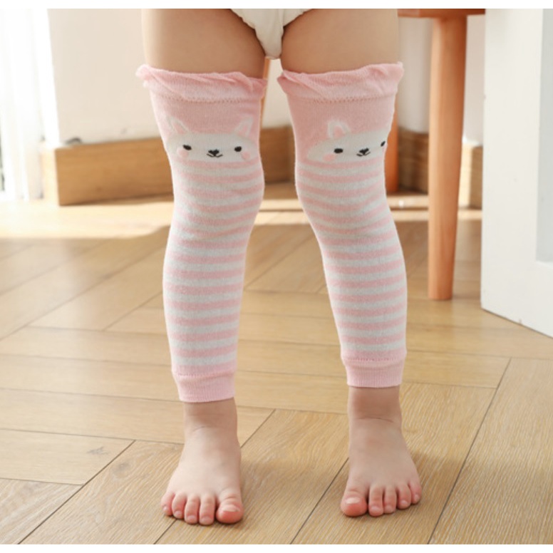 NEW Penghangat kaki anak motif animal lutut bayi /  pelindung tangan bayi dan anak