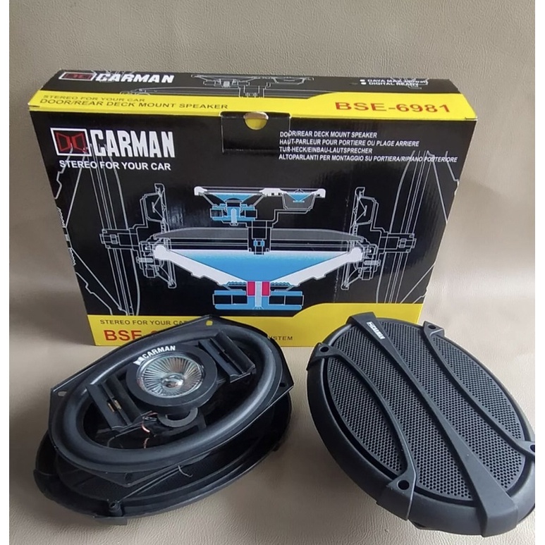 Speker Oval Carman BSE - 6981 Pintu mobil 4 Way