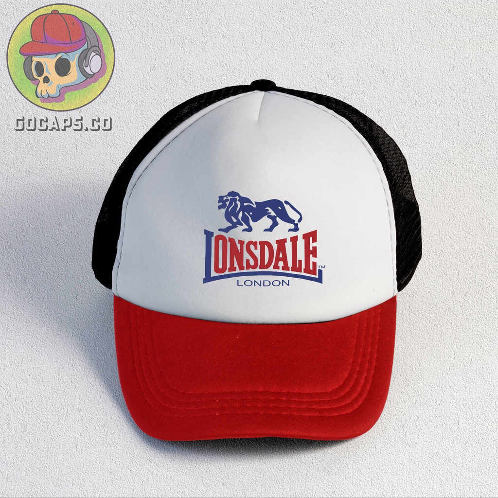 Lonsdale | Trucker Hat | Topi Pria | Trucker | Baseball | Brand | Topi Jaring | Gocaps