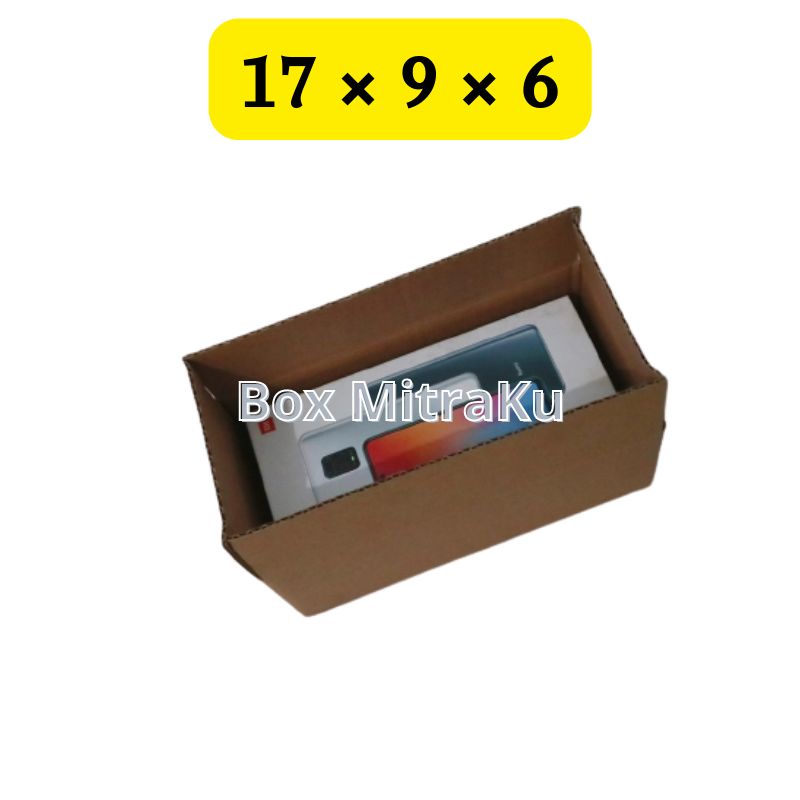 

MURAH Kardus Packing Polos Uk 17×9×6 Box Package New