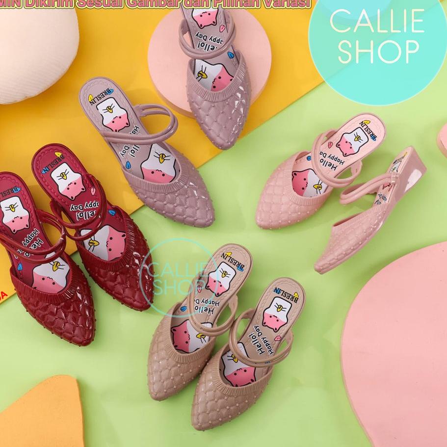 {GTQ.20No21ᴹ} Sandal Anak Perempuan Jelly Tali 2 Breslin F815 KTKKRUT