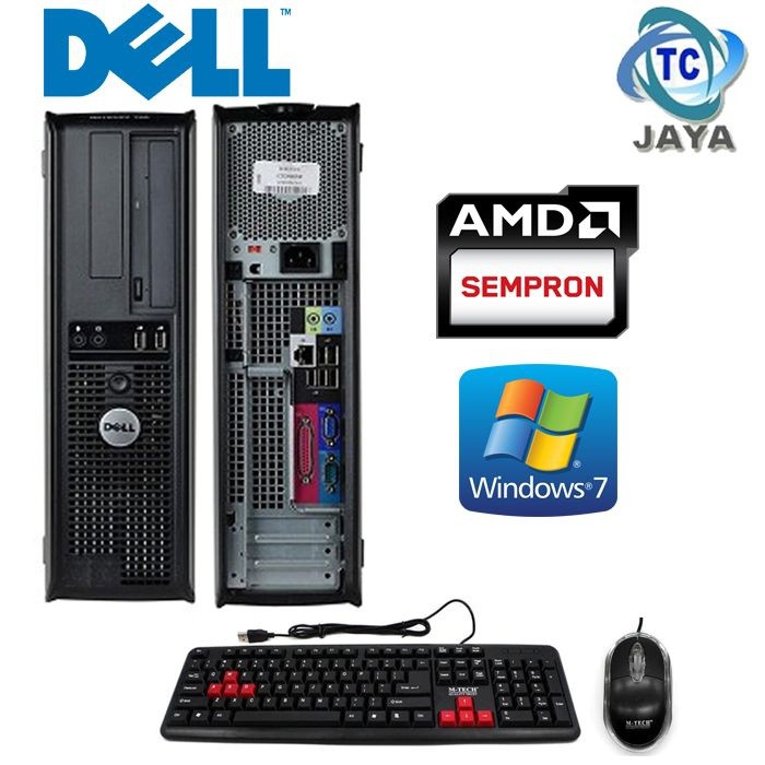 PC Built Up Slim Dell - AMD