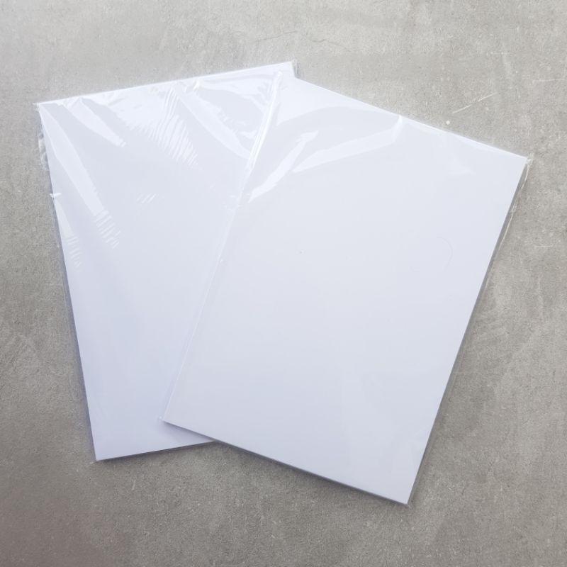 

Kertas Bluish White 250gsm A5 isi 50 lembar / kartu tik / kertas kartu nama /kartu ucapan