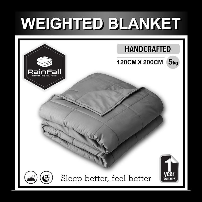 Terbaru Rainfall 5 Kg Heavy Weighted Blanket Selimut Berat - Blanket Murah