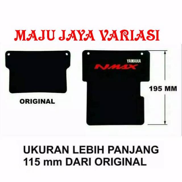Mudflap Nmax / Mud Flap Nmax / Karet Pelindung Engine Nmax / Karpet Karet Spakbor Belakang Nmax
