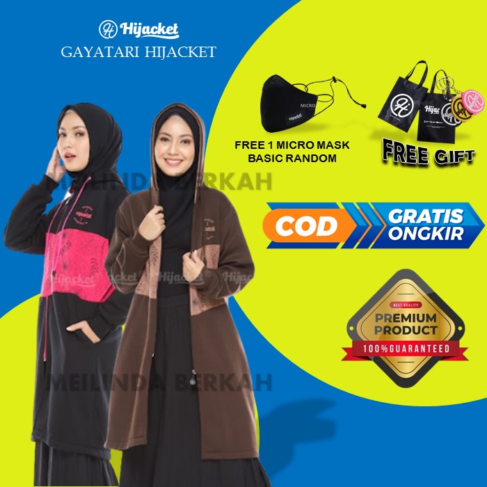 HIJACKET GAYATRI - HIJAKET ORIGINAL JAKET HIJABERS HOODIE WANITA / JAKET WANITA MUSLIMAH / JAKET PAN