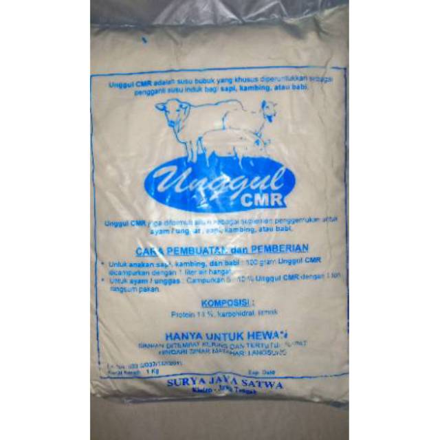 Susu Bubuk Unggul CMR untuk semua Hewan Ternak dan Unggas 1 KG