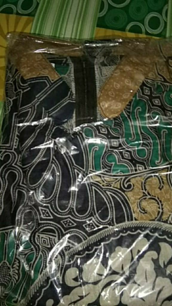 Maura Couple - Sania Ruffle Batik Couple Ori Ndoro Jowi Garansi Termurah Shopee - Batik Modern Solo