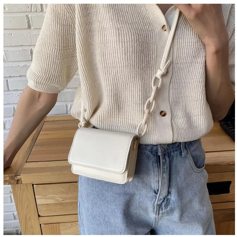 [ 10.10 ] BAJ  - Tas Selempang Wanita Kotak Mini Satchel LEVIRA / VINTAGE BAG / SLINGBAG FASHION KOREA / TF015