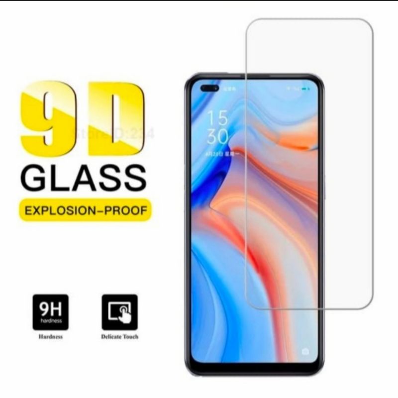 Oppo Reno 2F 4F 5F tempered glass anti gores kaca bening