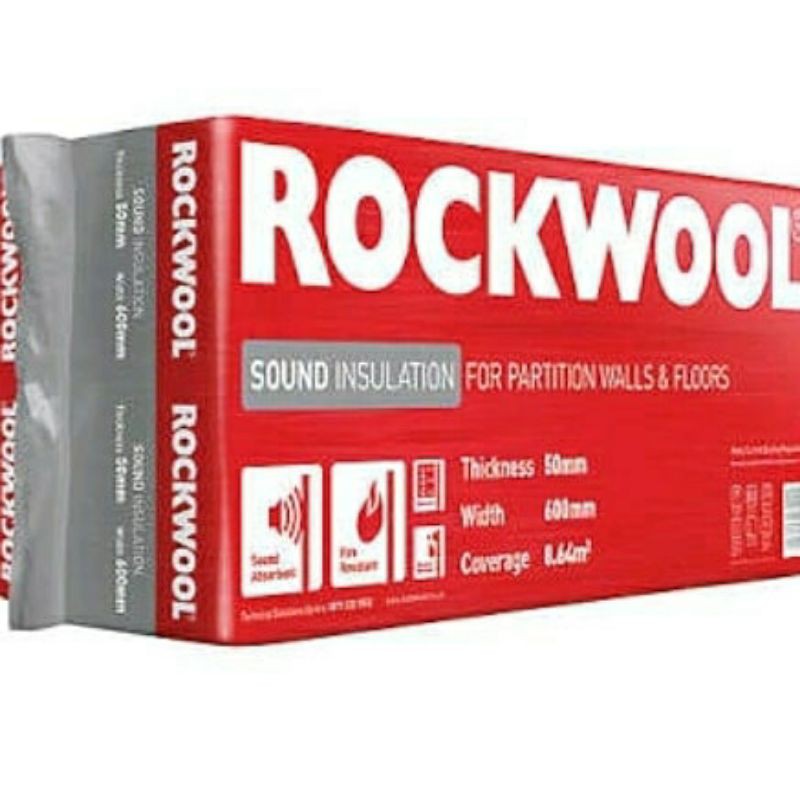 ROCKWOOL PEREDAM SUARA 60CMX120CM TEBAL5CM DENSITY_60