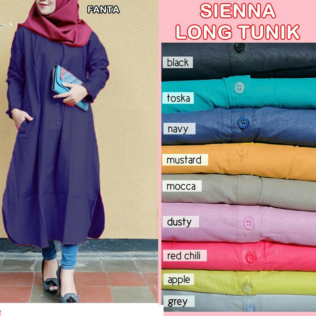 Sienna long tunik