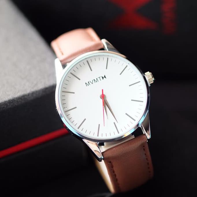 Termurah - Jam Tangan Pria Wanita Mvmt Leather Strap - Promo