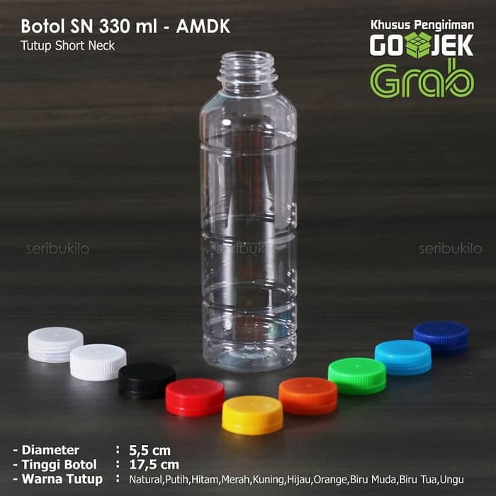 Botol Plastik 330 ml / Botol Plastik SN 330 ml (Khusus GOJEK)