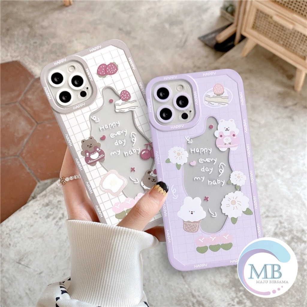 SS106 SOFT CASE DESAIN KUE STRAWBERRY CHERRY IPHONE 6 6S 6+ 6S+ 7 8 SE 7+ 8+ X XS XS MAX XR MB3623