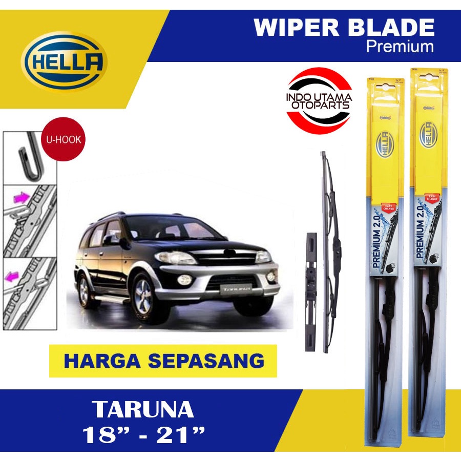 Wiper Blade Mobil Taruna HELLA Premium 2.0 (18-21)