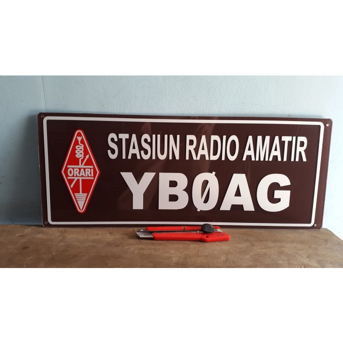 

(BISA COD) PAPAN CALLSIGN ORARI ACRILIK TEBAL 3mm