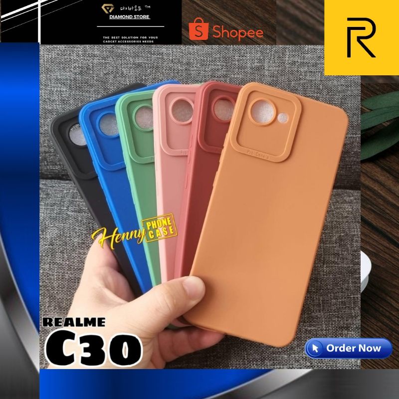 REALME C30 PREMIUM SOFT CASE CANDY CAMERA PROTECTION CASING SLIM MACARON