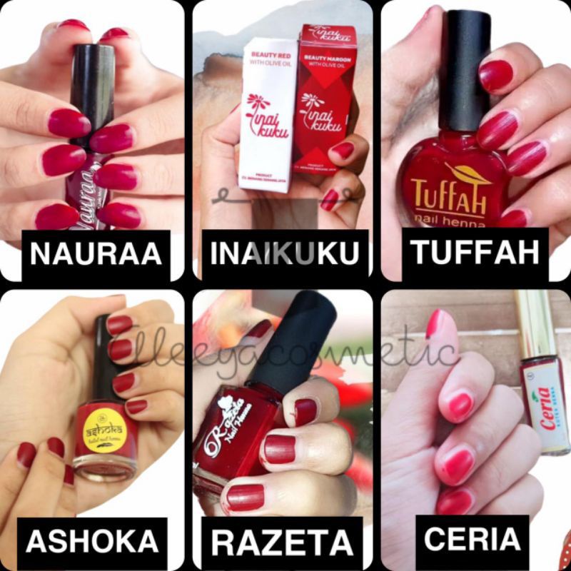 Kutek Naura Original/ Naura Kutek Muslimah/ Kutek Halal Sah Untuk Sholat/ Naura Neil Henna