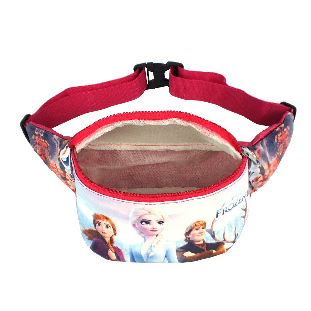 TAS SELEMPANG/WAISTBAG ANAK PEREMPUAN KARAKTER FROZEN 2 8415