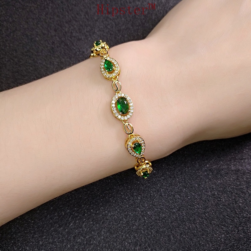 Affordable Luxury Fashion Hot White Gold Natural Sapphire Bracelet