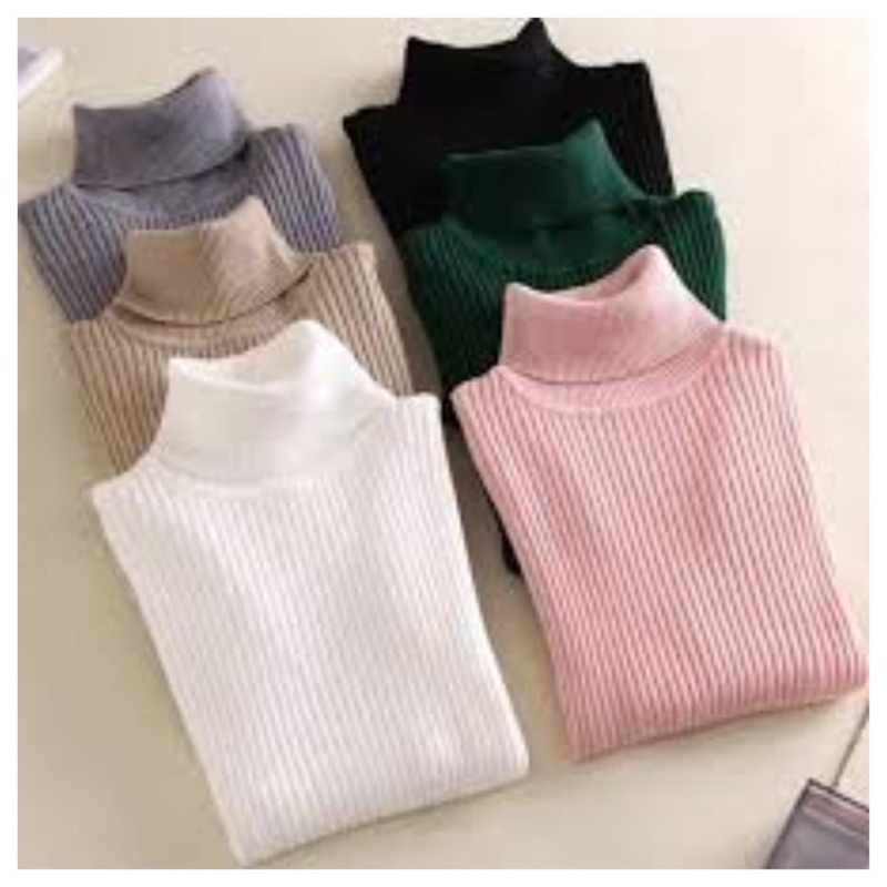 INNER RAJUT DALAMAN HILJAB KBS DAISY TURTLE NECK KNIT