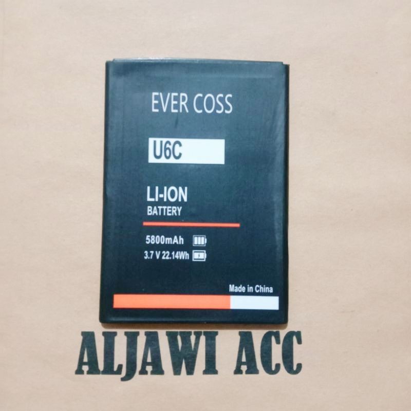 Baterai Cross Evercoss U6C Extrem 2 Prime Original Battery Hp