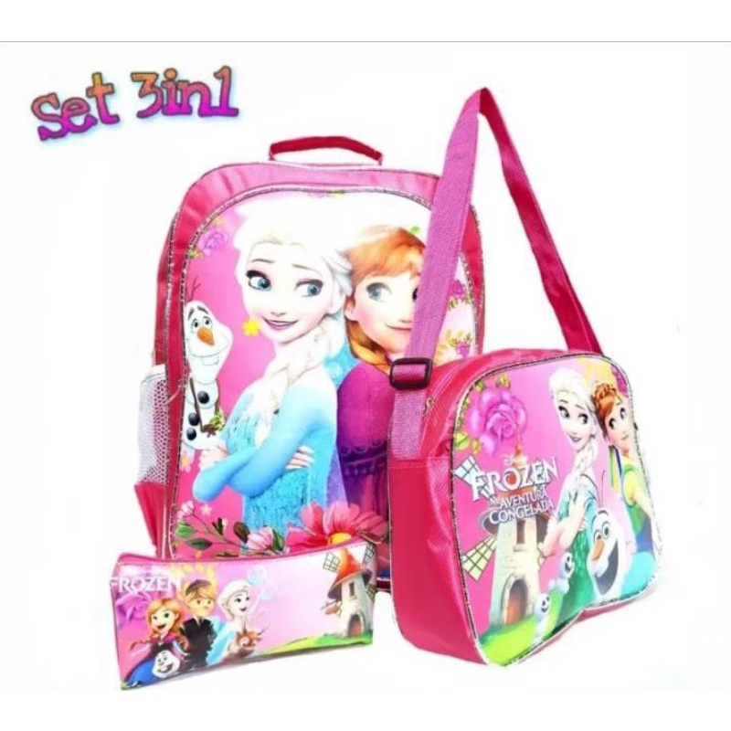 TAS RANSEL ANAK FROZEN KUDA PONI MINIMOUSE