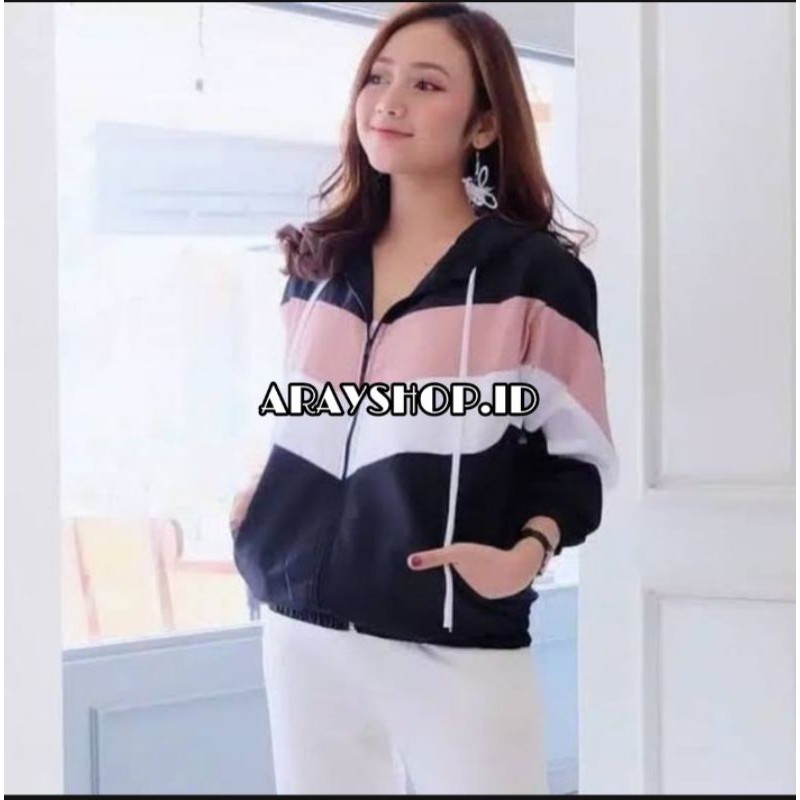 Jaket Cewek Lumino Jaket Cewek Parasut