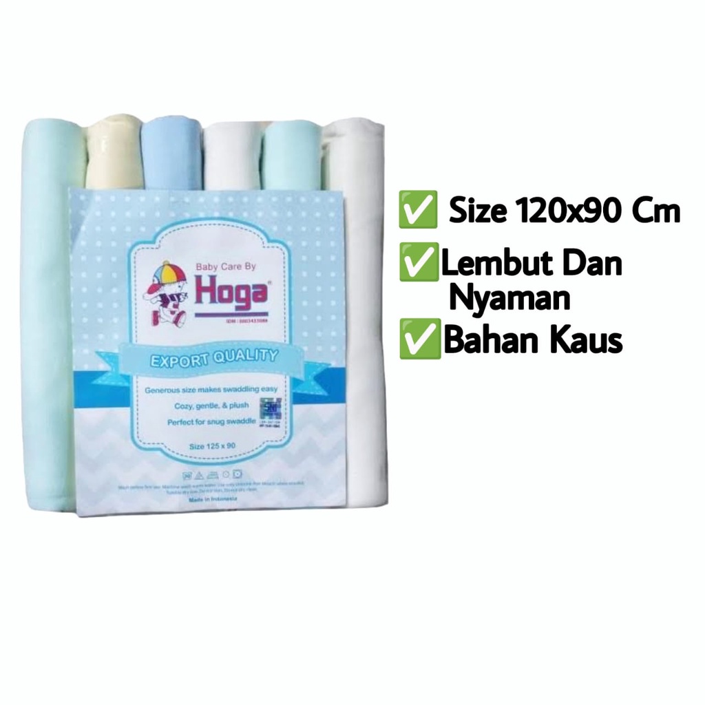 PROMO 6 BEDOGAN BAYI/ BEDONGAN BAYI POLOS EXPORT QUALITY UKURAN 100x90CM