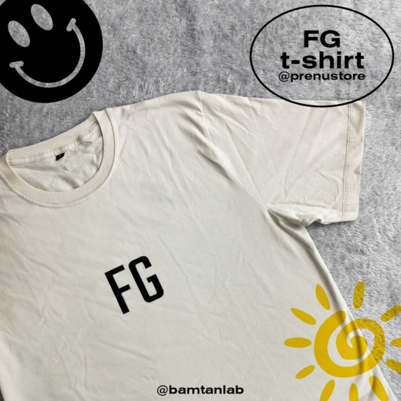 [PRE-ORDER] FG T-SHIRT BY @PRENUSTORE / KAOS FG SUGA BTS / FEAR OF GOD