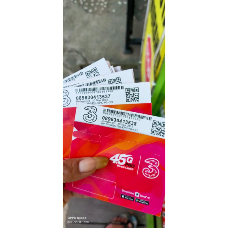 KARTU perdana TRI Sakti combo 25gb Murah