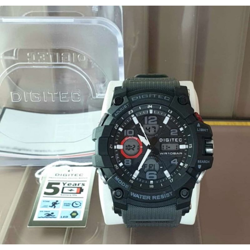 JAM TANGAN PRIA SPORTY KEREN DIGITEC 2126T ORIGINAL WATER RESIST BEST SELLER