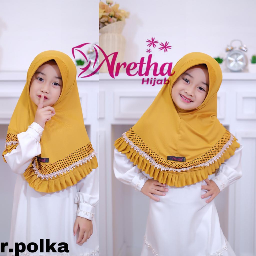 HIJAB ANAK R POLKA ORIGINAL ARETHA