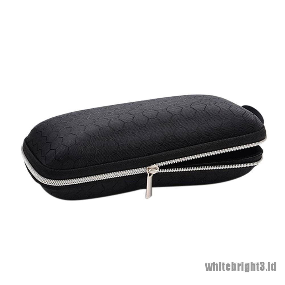 &lt; White3 &gt; Hard Case Pelindung Kacamata Hitam Portable