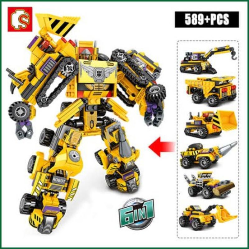 Mainan Lego Sembo Blok Kontruksi / Lego Sembo Blok 6in 1 ( satuan)