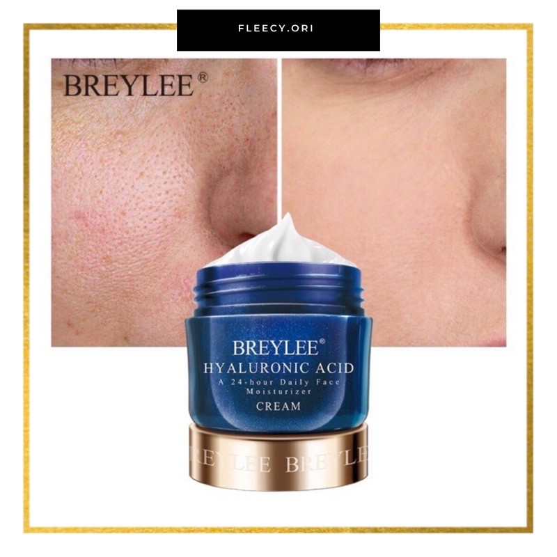 Breylee Hyaluronic Acid Face Cream Krim Pelembab Wajah Untuk Kulit Kering Original Shopee Indonesia