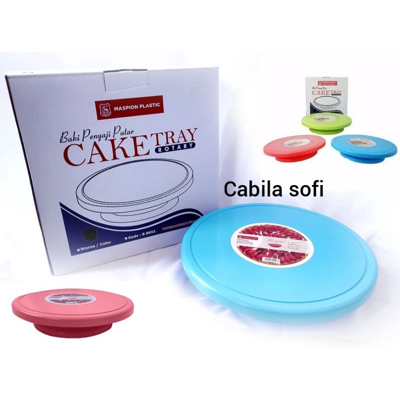 Meja putar kue / cake tray maspion