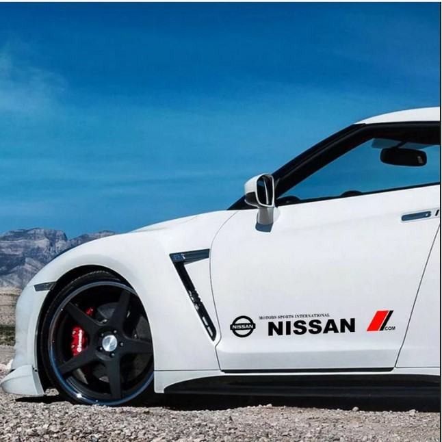 Terlaris Stiker Cutting Logo Nissan Stiker Mobil Nissan Juke March Livina Serena All Mobil Nissan