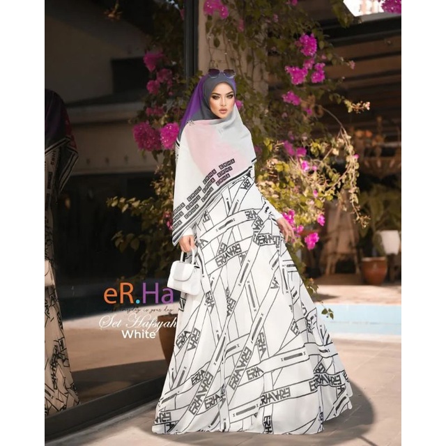 Basic Hafsyah by Erha/Gamis Premium/Basic Dress Erha