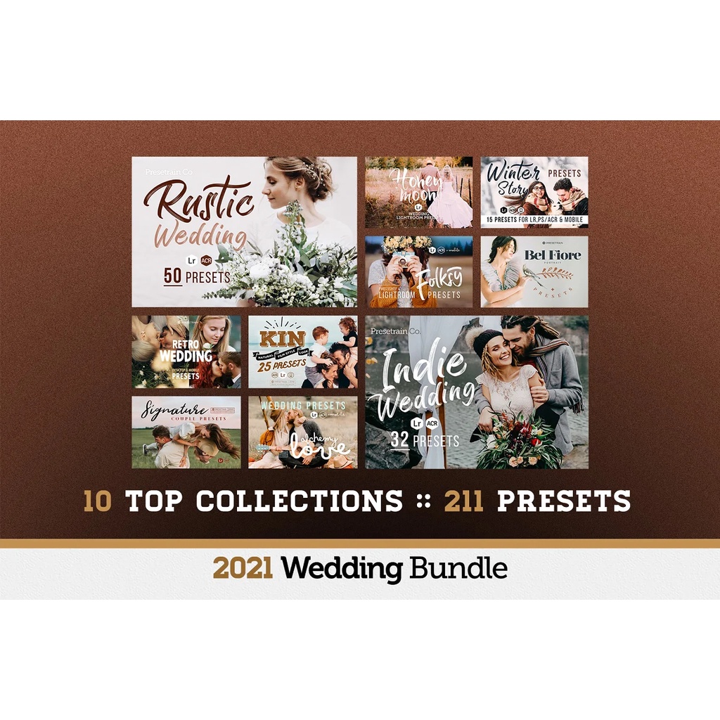 200 Wedding Preset Bundle 2021