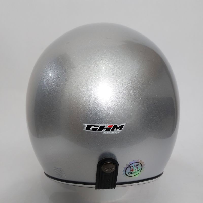 Helm Bogo Retro GHM Silver Gloss List Chrom