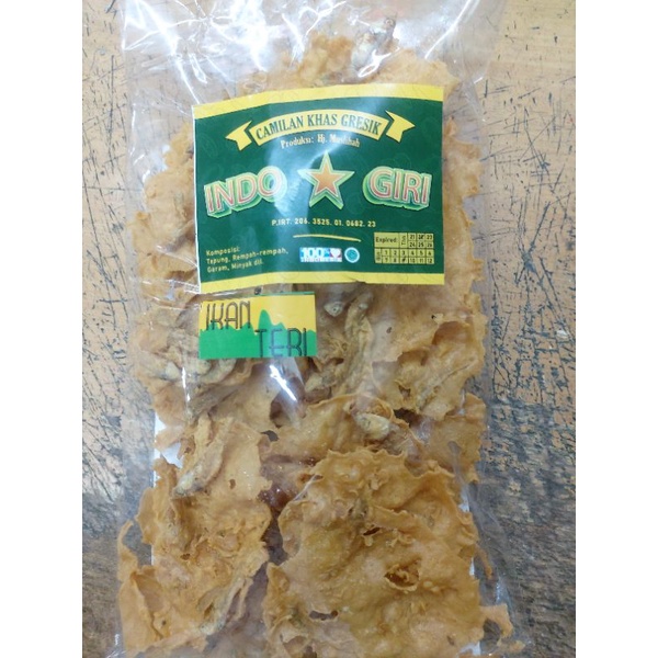 

PEYEK IKAN TERI CAP INDO GIRI