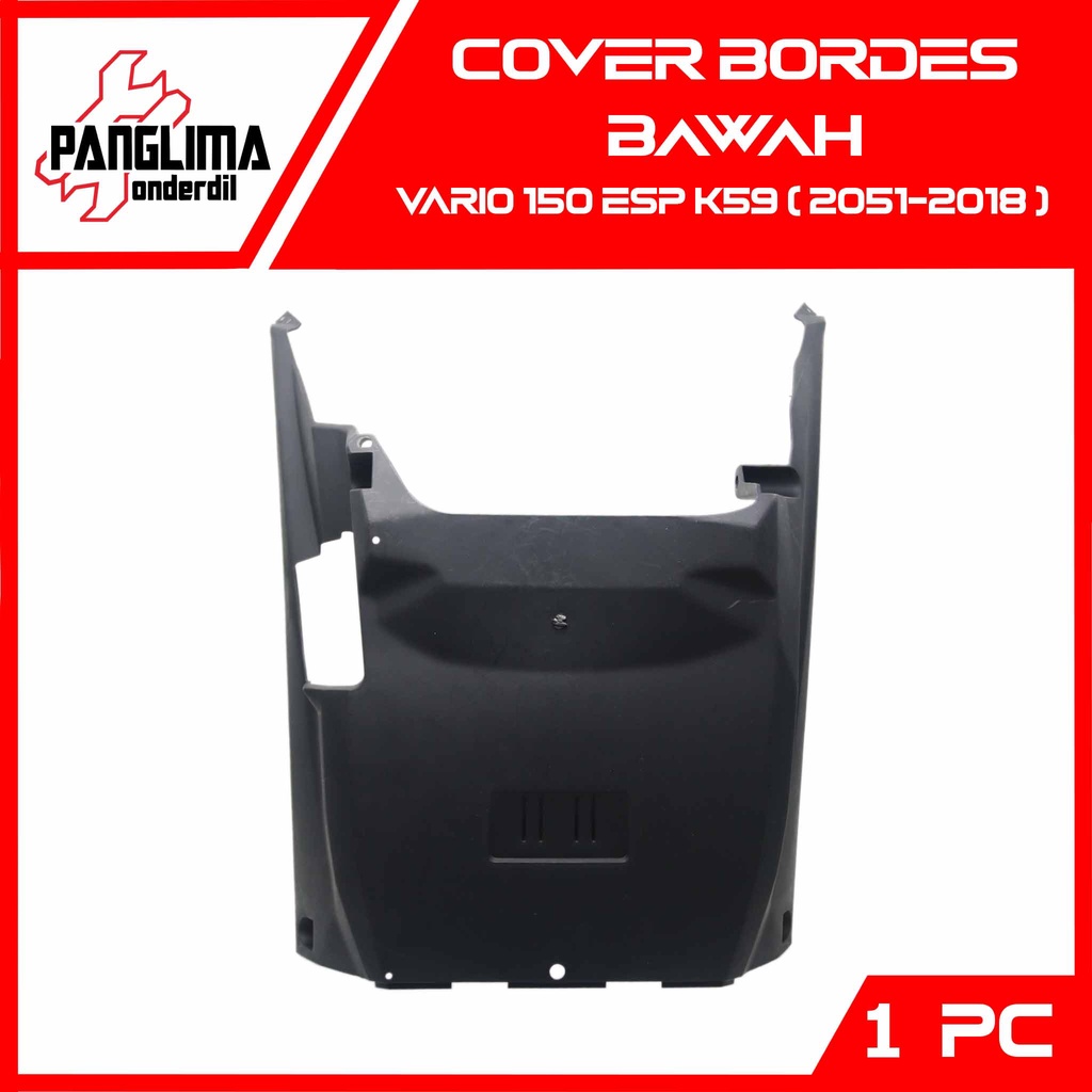 Cover-Pelindung-Tutup-Penutup Body-Bodi Dek-Deck Bordes-Footrest-Foot Rest Bawah-Under-Kolong-Lumpur Merk WIN Vario 125-150 eSP LED New 2015-2018