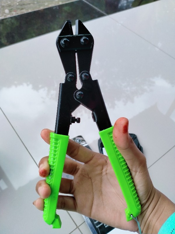 Gunting Beton Mini 8 Inc Bolt Cutter Inch Pemotong Paku Inci Tang Potong Kawat Besi 22cm 9dim