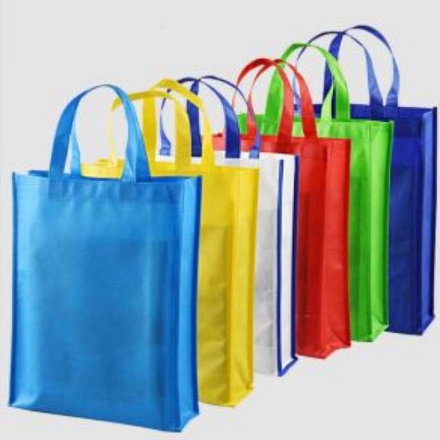 

25X35X10 GOODIE BAG /TAS KAIN / HANDLE LIPAT SAMPING