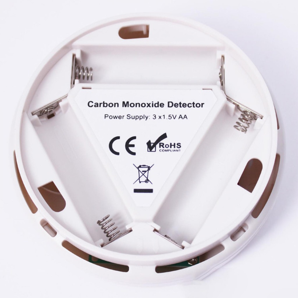 Bayar Ditempat LESHP Carbon Monoxide Smoke Alarm Detector / Detektor CO2 - EN50291