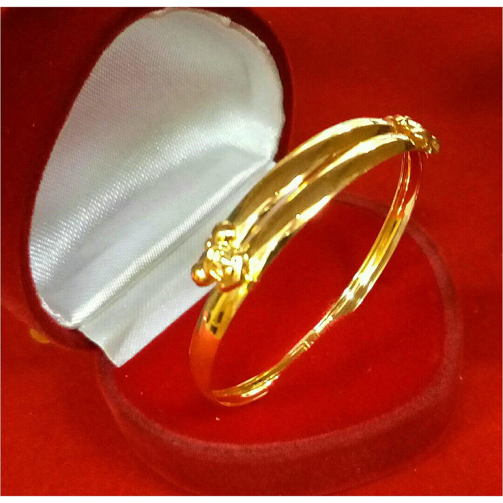 Tiara Jaya - Gelang Tangan Emas ASLI Untuk Anak Bayi Baru Lahir Sampai Usia 3 tahun Model Selisih Em